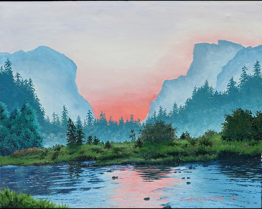 Sunset over the Valley